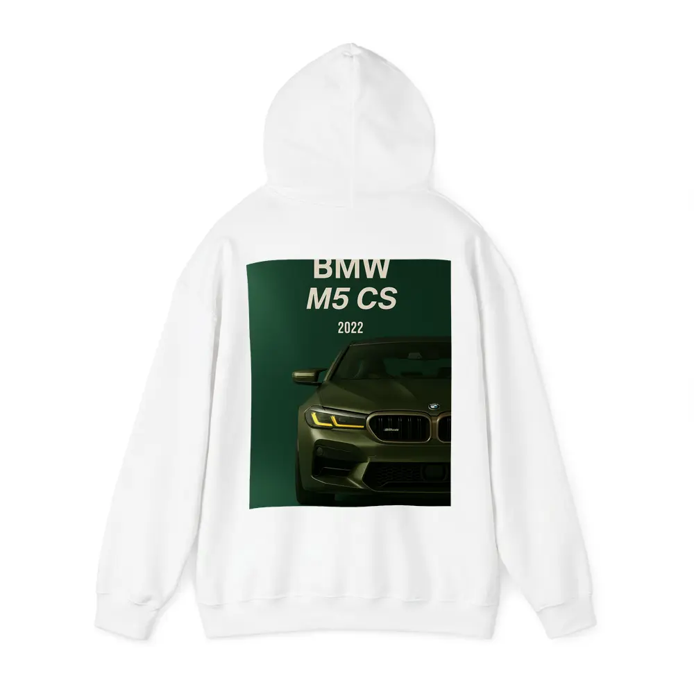 BMW M5 CS 2022 Green Front View – Hoodies