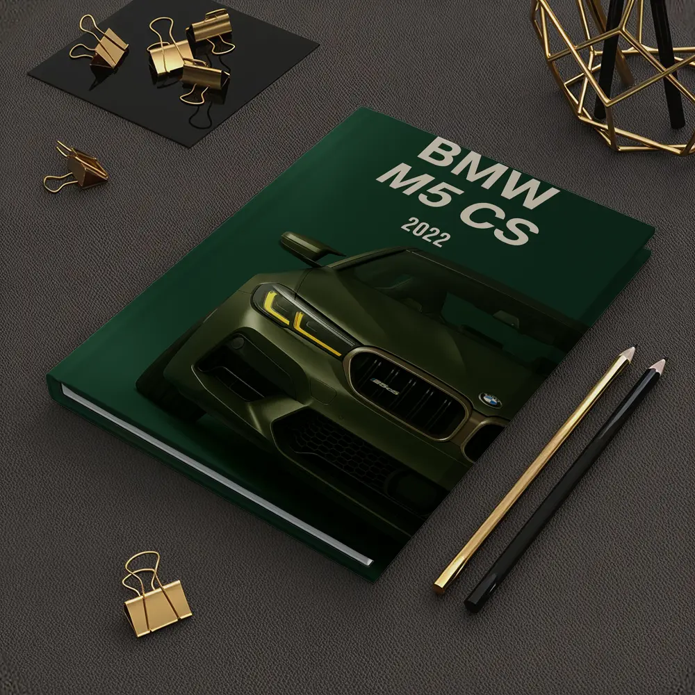 BMW M5 CS 2022 Green Front View – Notebooks