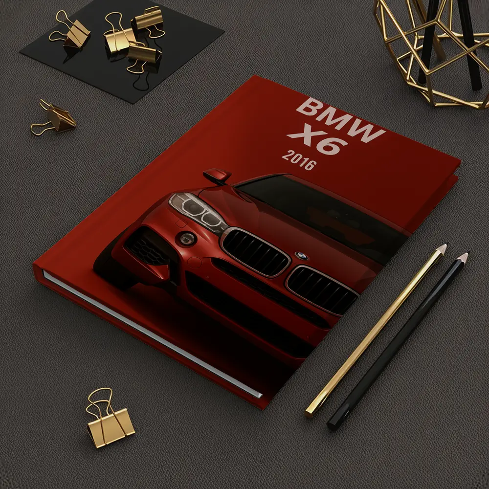 BMW X6 2016 Red Background Front View – Notebooks
