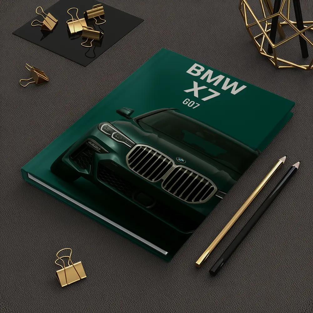 BMW X7 G07 Green Studio Front View – Notebooks