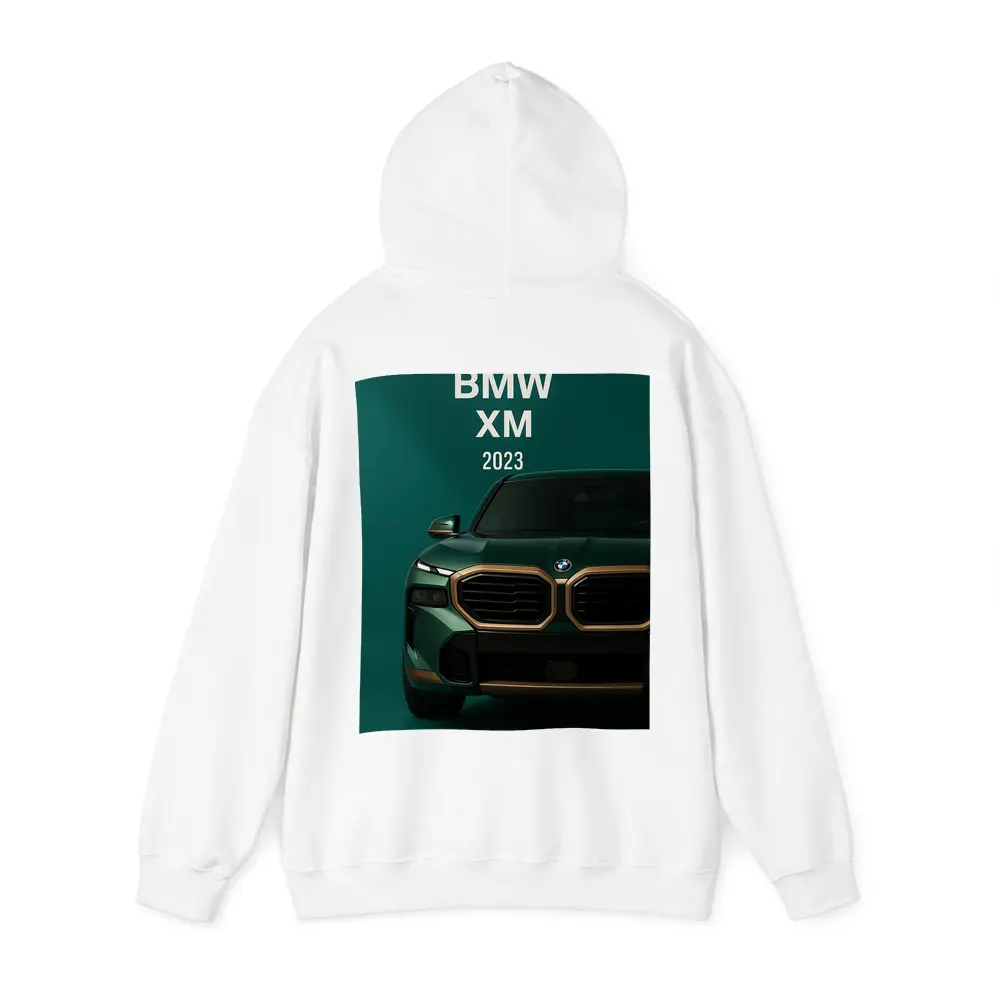 BMW XM 2023 Green Gold Front View – Hoodies
