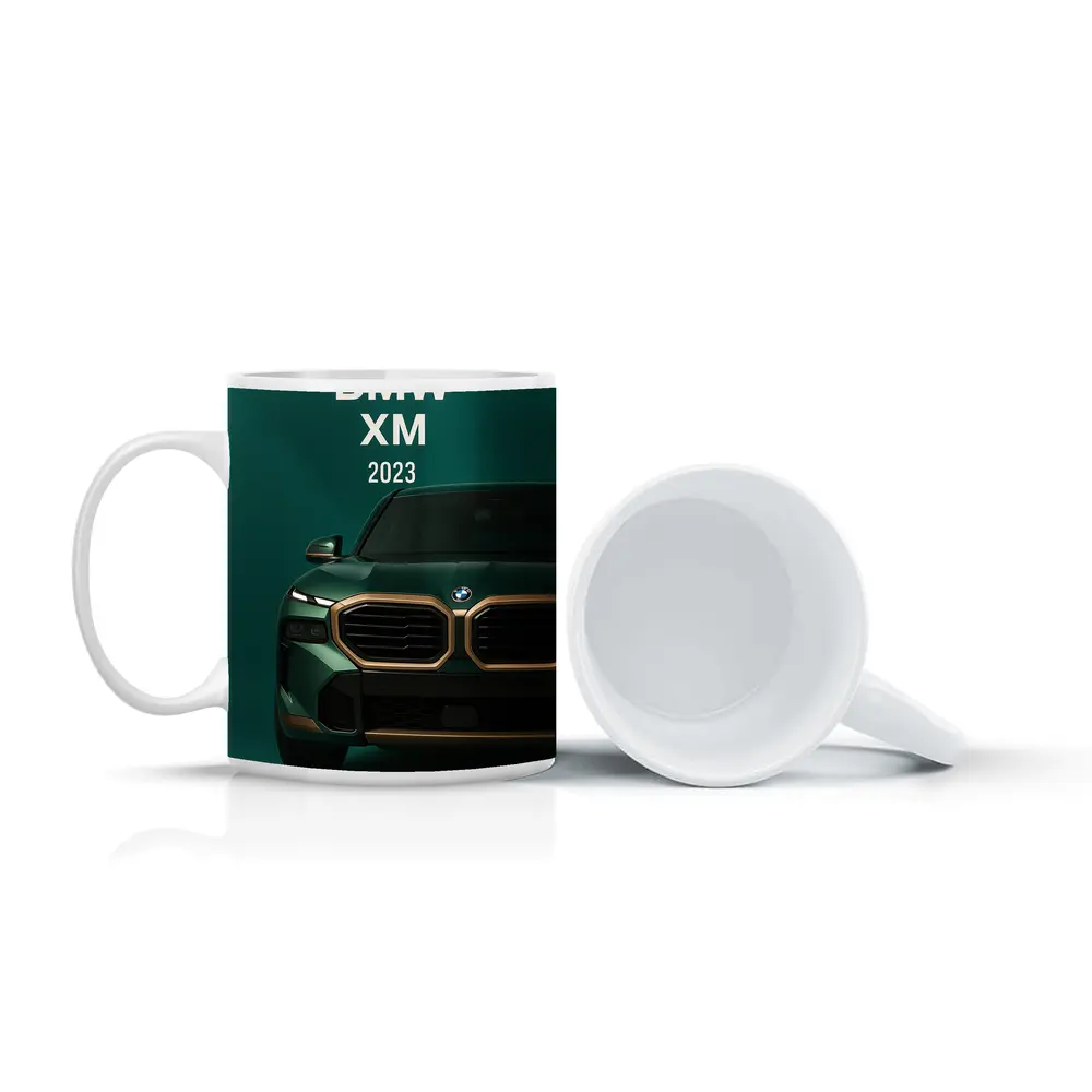 BMW XM 2023 Green Gold Front View – Mugs