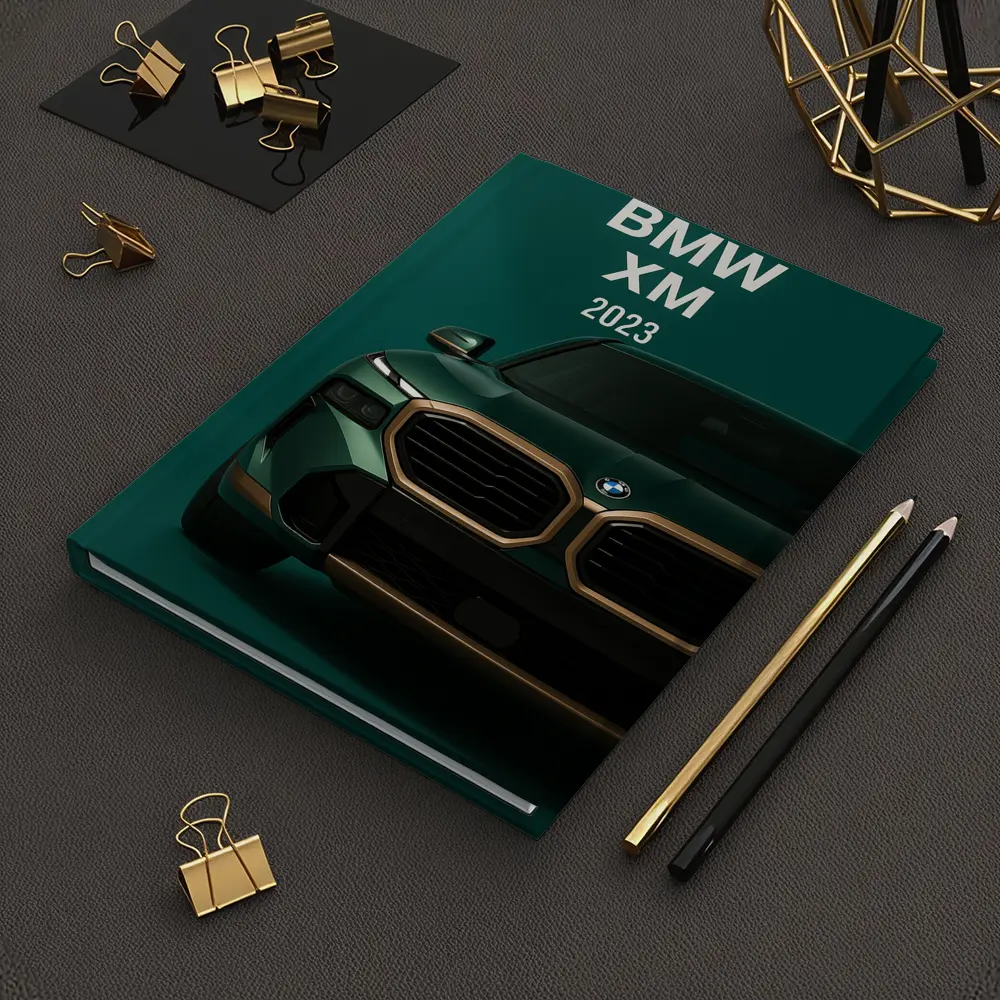 BMW XM 2023 Green Gold Front View – Notebooks