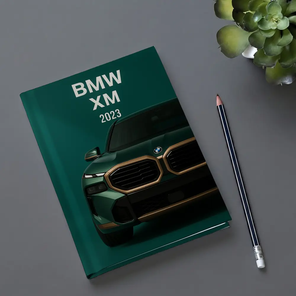 BMW XM 2023 Green Gold Front View – Notebooks