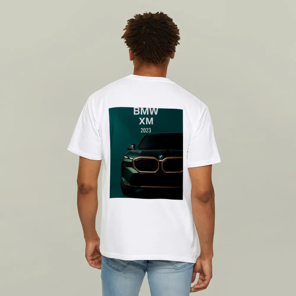 BMW XM 2023 Green Gold Front View – T-Shirts