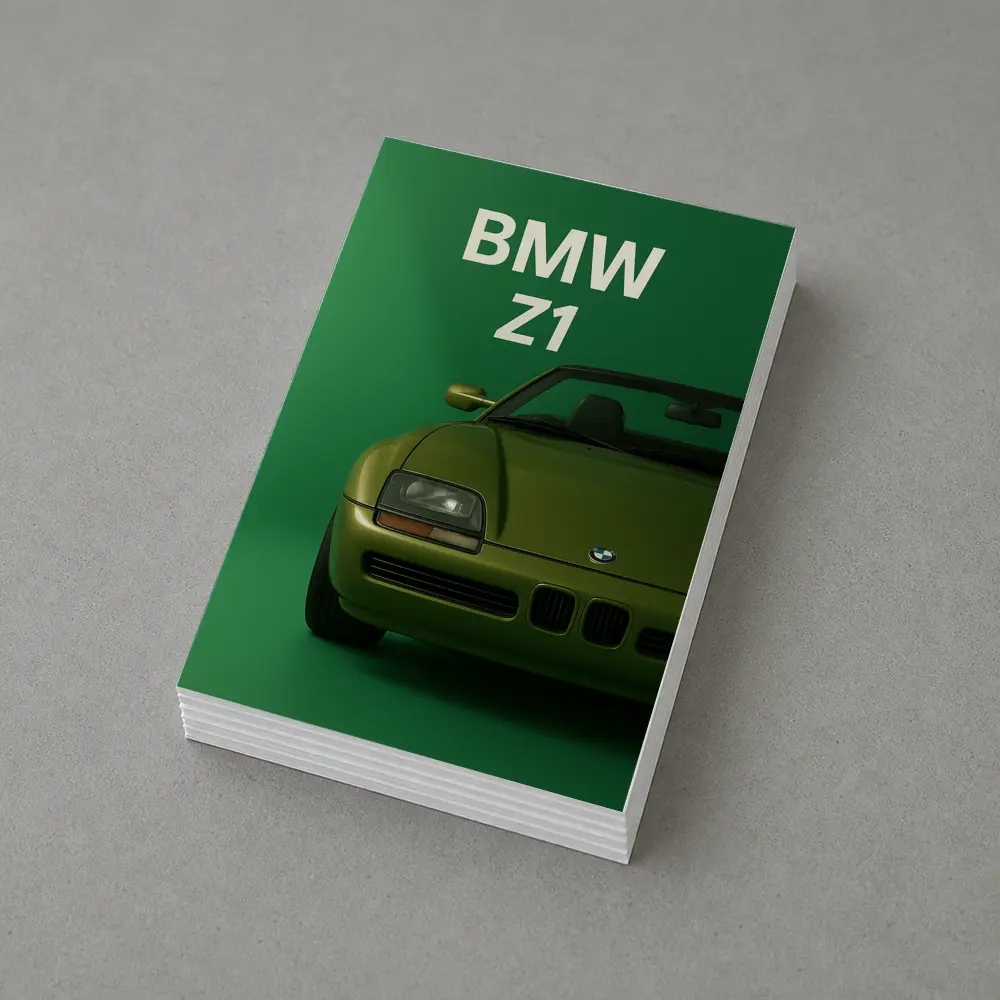 BMW Z1 Roadster Green Studio Art – Postcards