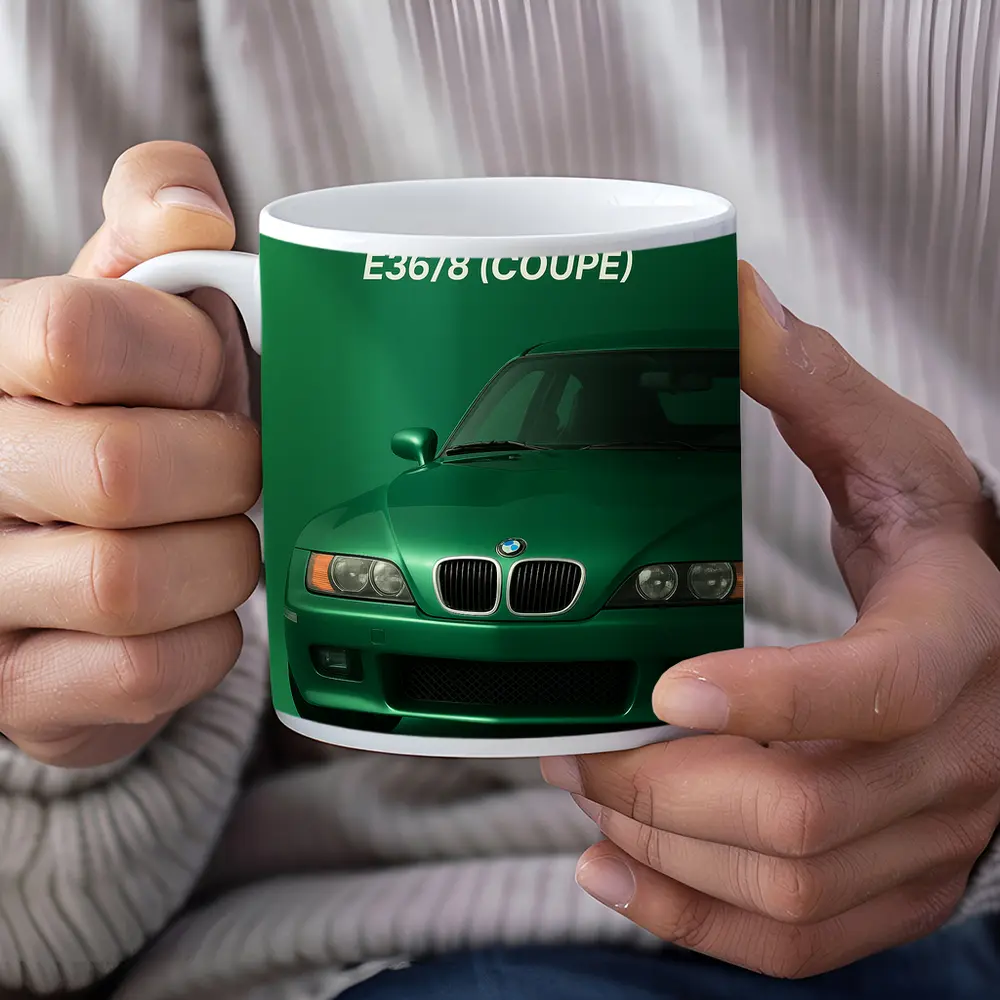 BMW Z3 Coupe E36 Green Art Print – Mugs