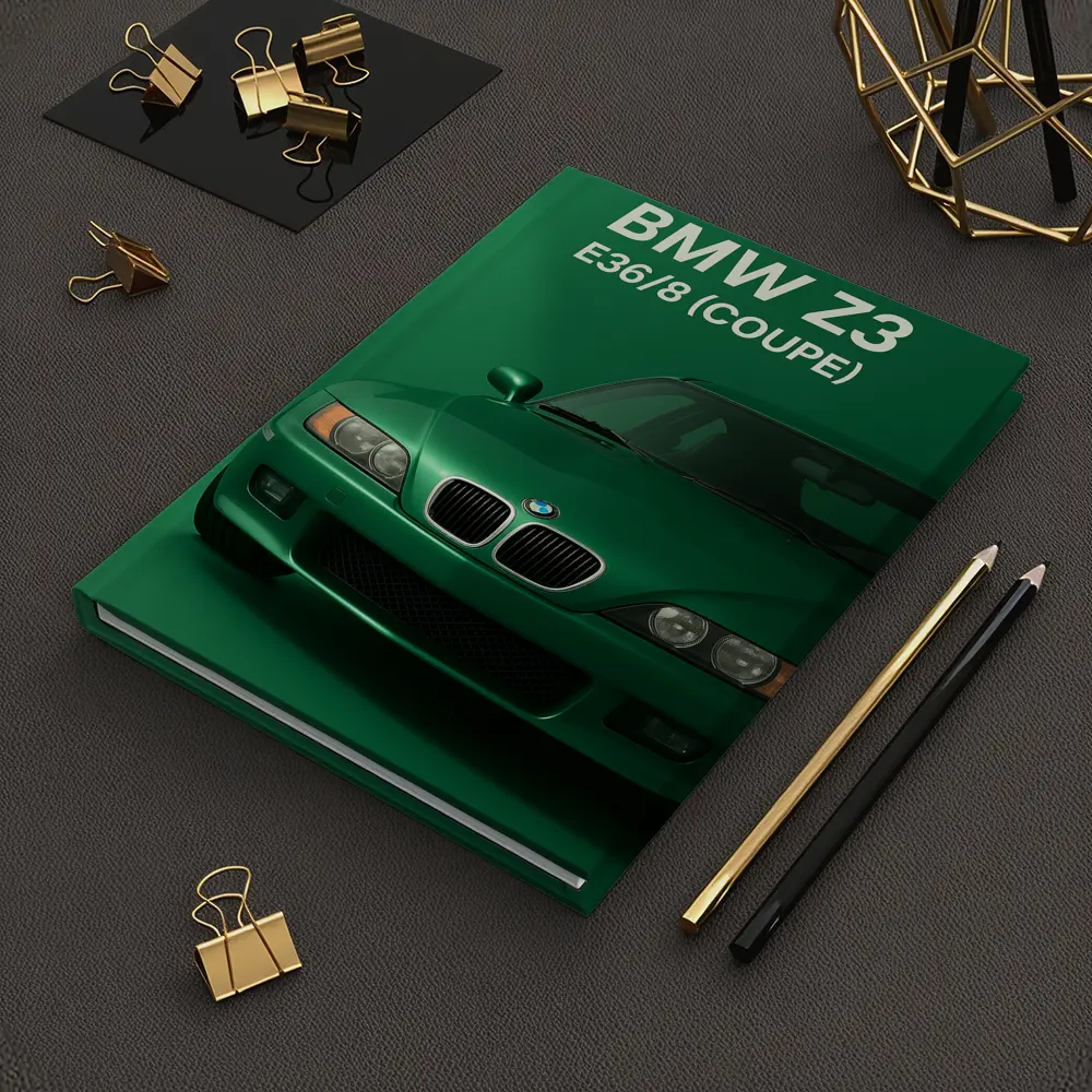 BMW Z3 Coupe E36 Green Art Print – Notebooks