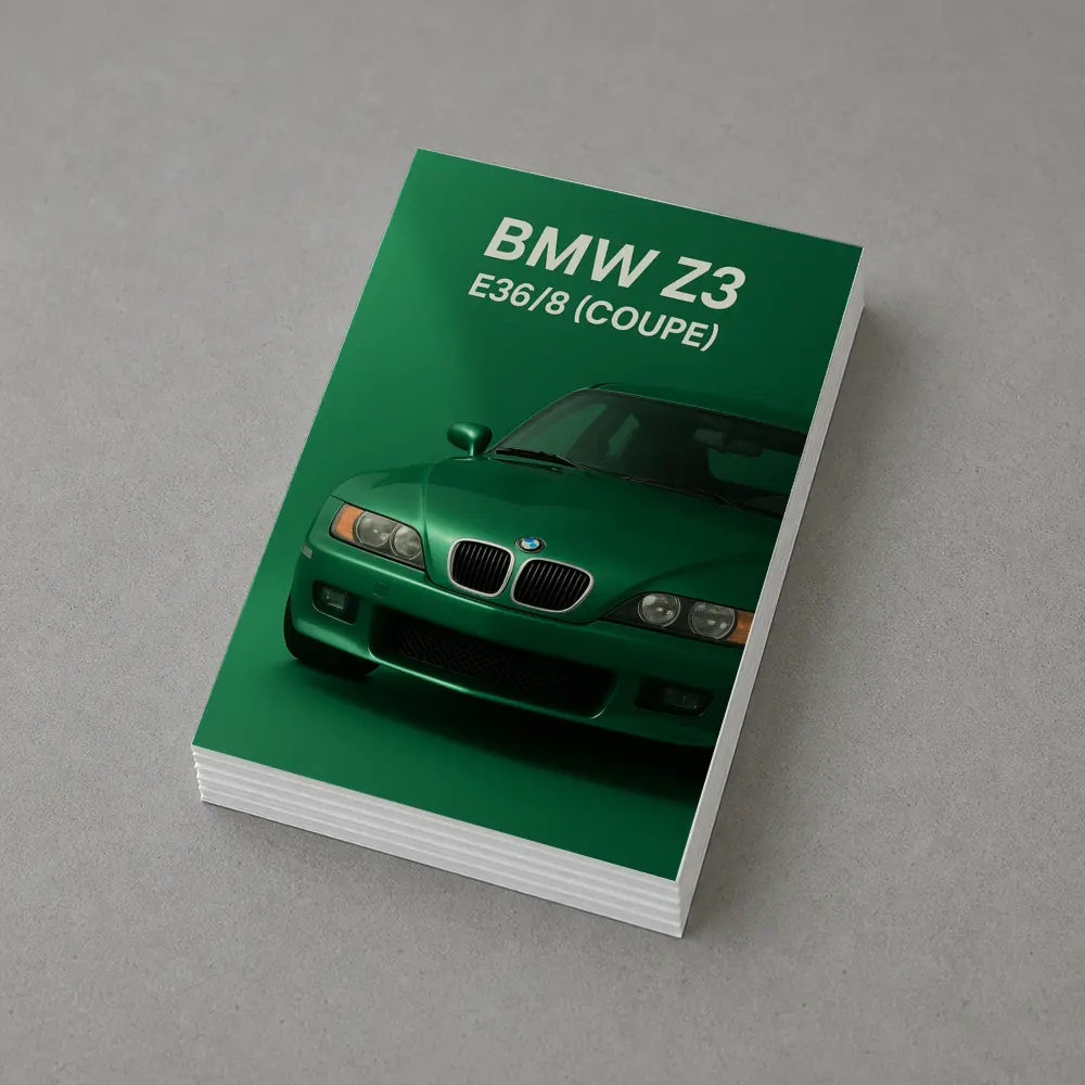BMW Z3 Coupe E36 Green Art Print – Postcards