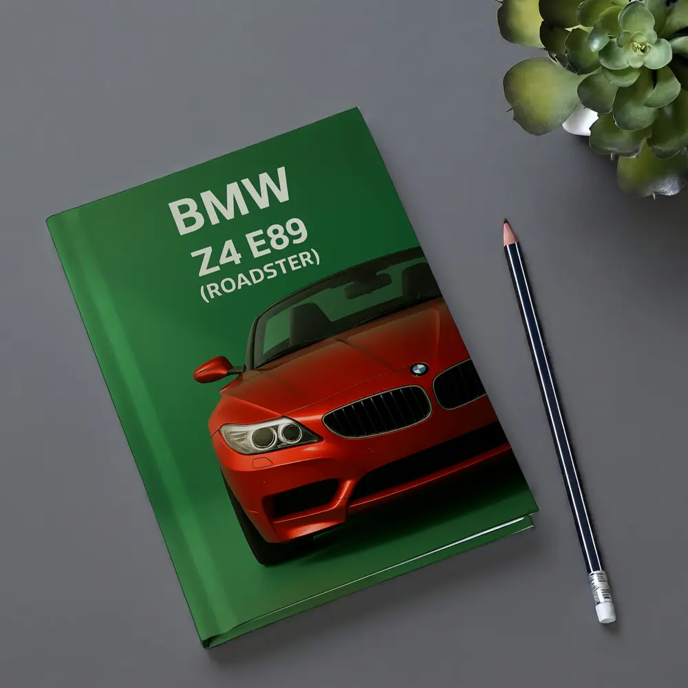 BMW Z4 E89 Roadster Green Background Art – Notebooks