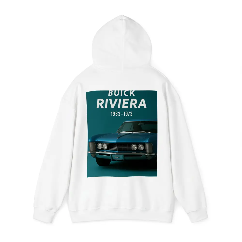 Buick Riviera Classic Muscle Car Teal – Hoodies