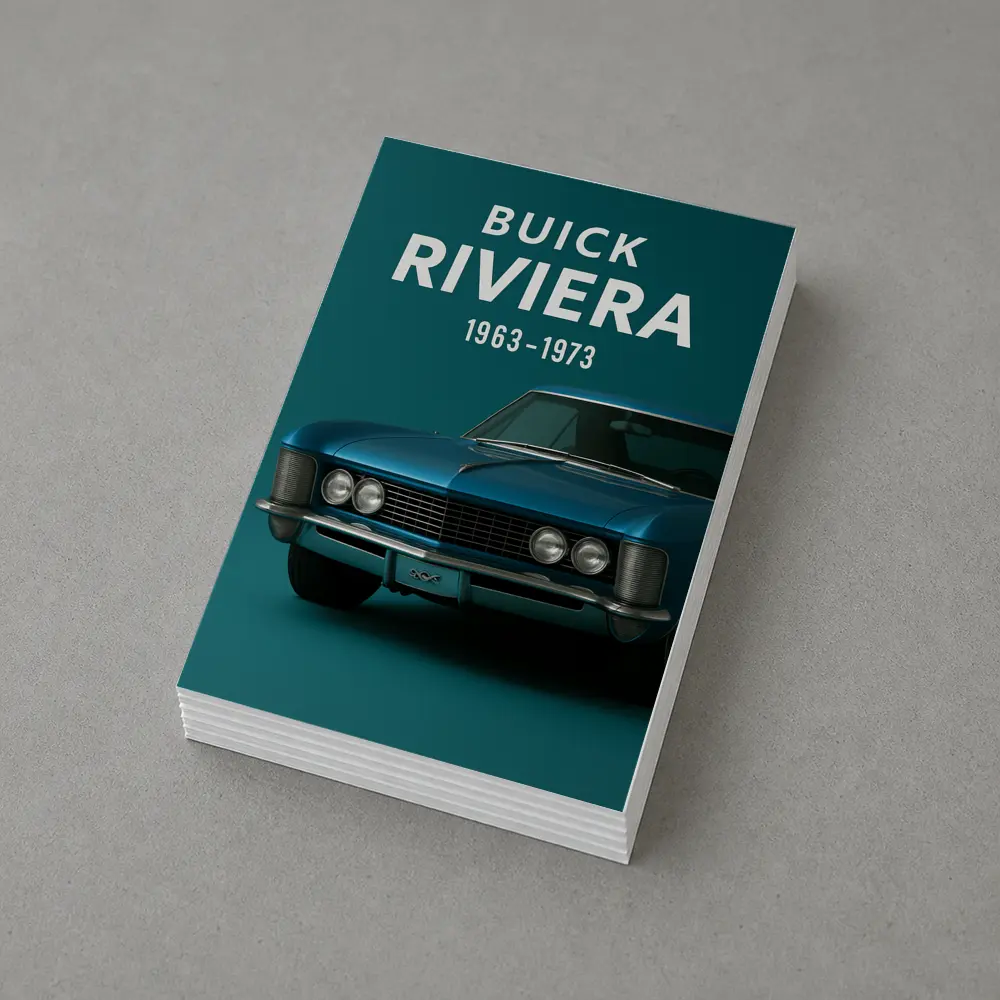 Buick Riviera Classic Muscle Car Teal – Postcards