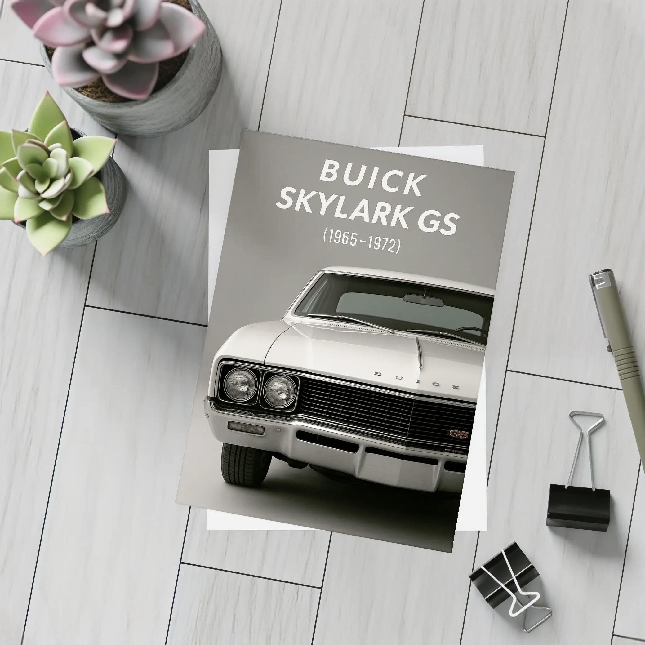 Buick Skylark GS Classic Muscle Car Art – Postcards