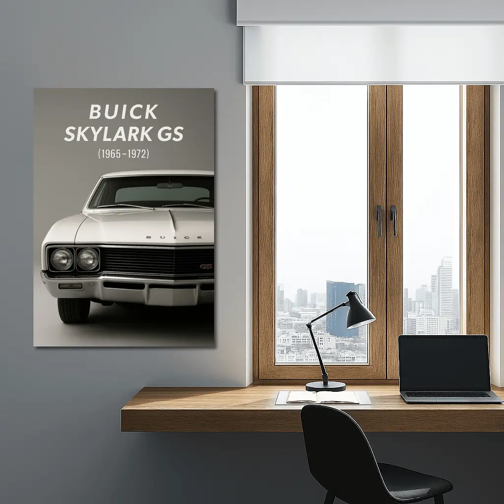 Buick Skylark GS Classic Muscle Car Art – Wall Art