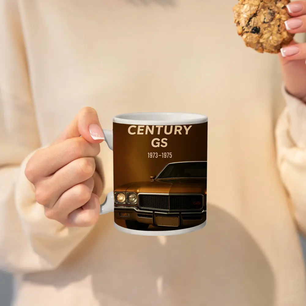 Buick Century GS Classic Muscle Car Gold – Mugs