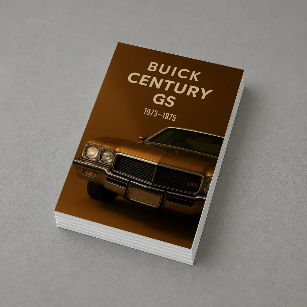 Buick Century GS Classic Muscle Car Gold – Postcards
