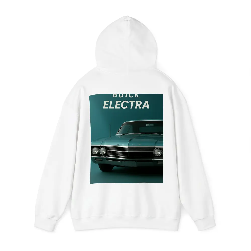 Buick Electra Classic Car Teal Background – Hoodies