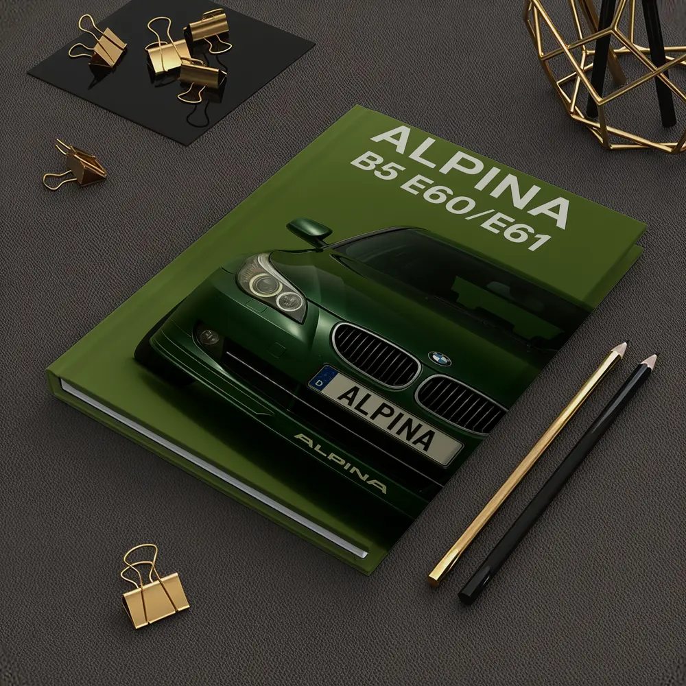 Alpina B5 E60 Green Studio Car Art – Notebooks