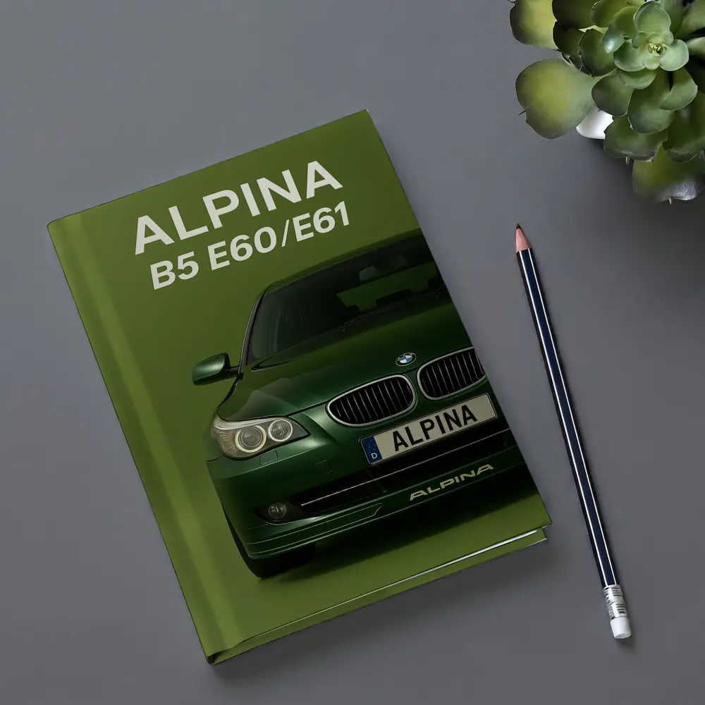 Alpina B5 E60 Green Studio Car Art – Notebooks