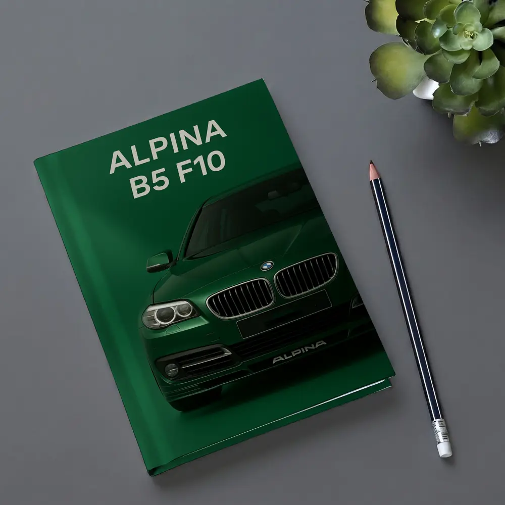 Alpina B5 F10 Green Studio Front View – Notebooks