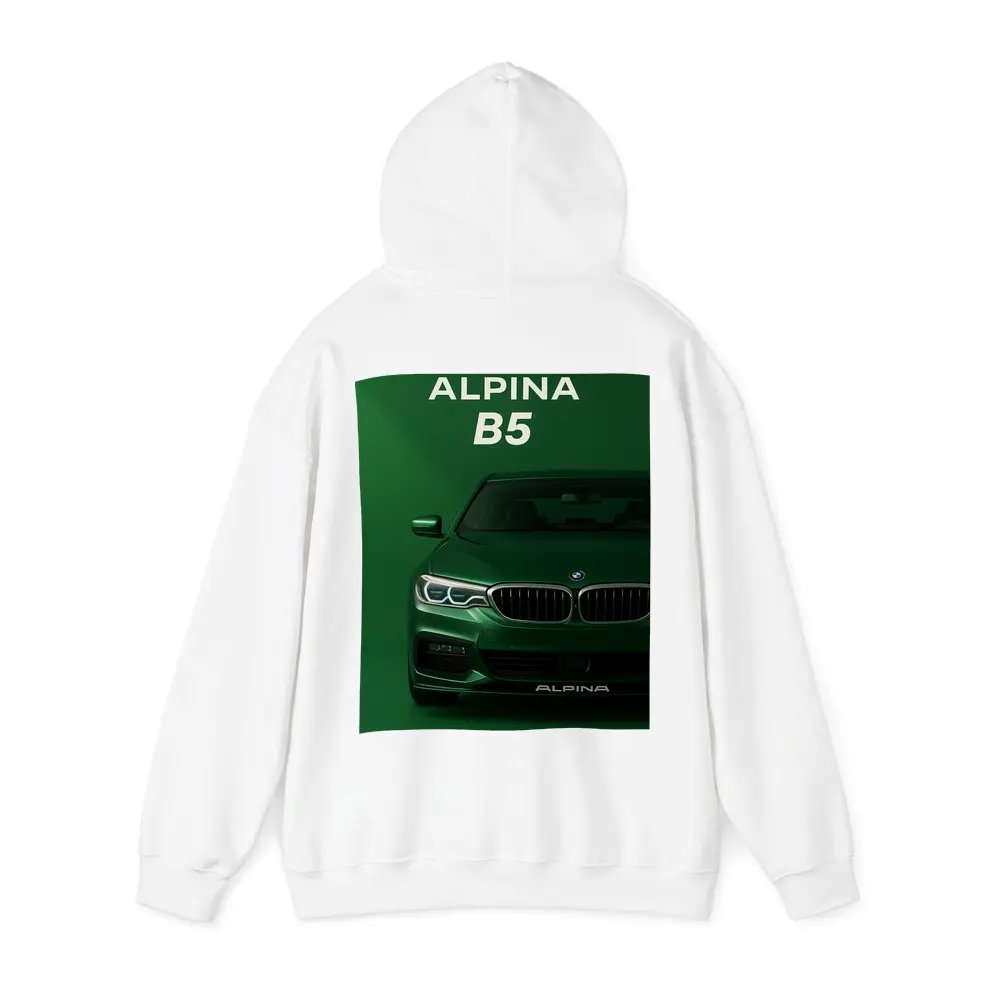 Alpina B5 Green Front View Art – Hoodies