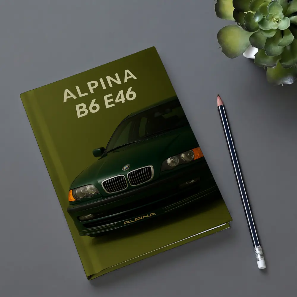 Alpina B6 E46 Green Studio Car Art – Notebooks