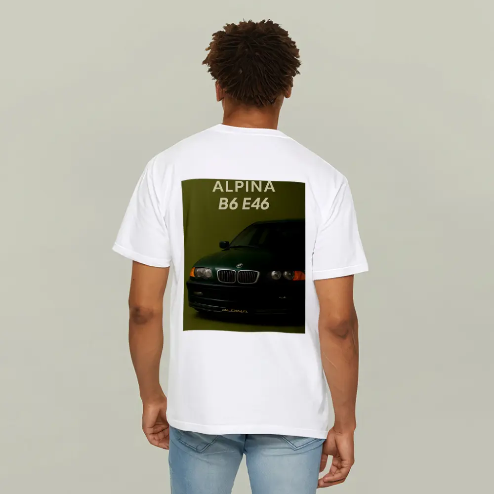 Alpina B6 E46 Green Studio Car Art – T-Shirts