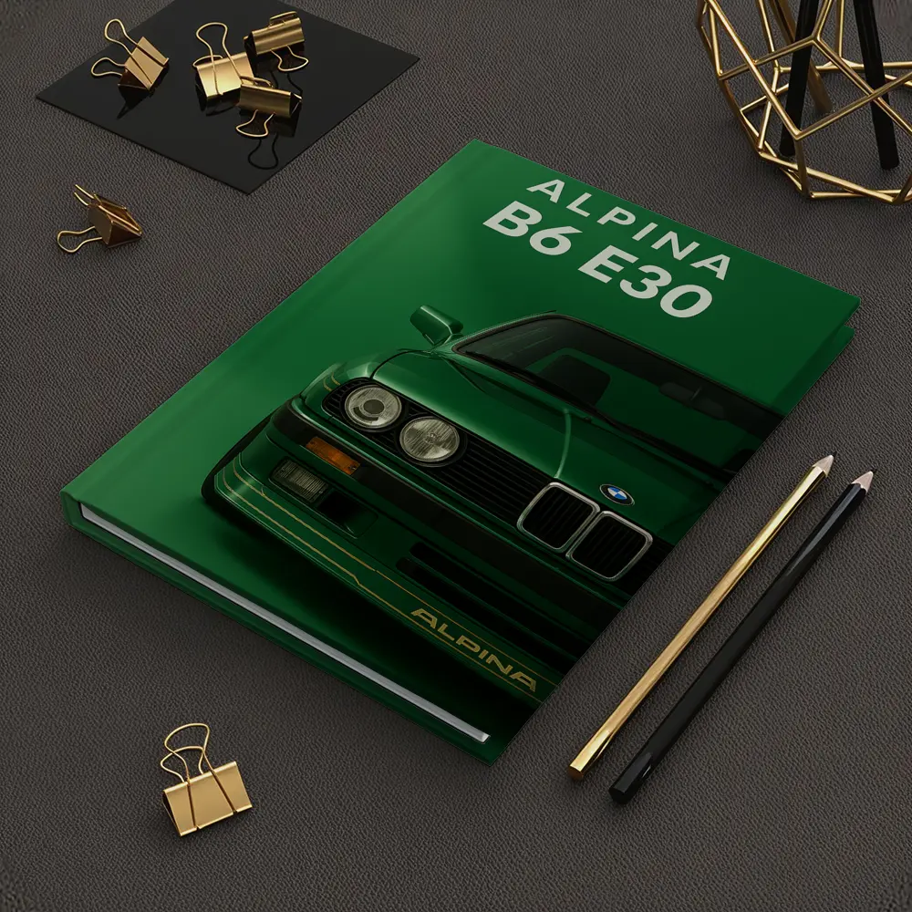 Alpina B6 E30 BMW Green Studio Art – Notebooks