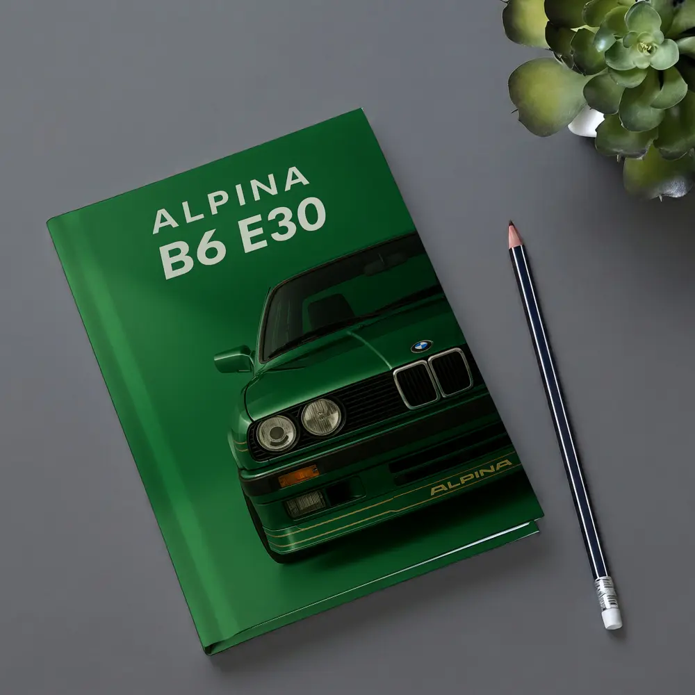 Alpina B6 E30 BMW Green Studio Art – Notebooks