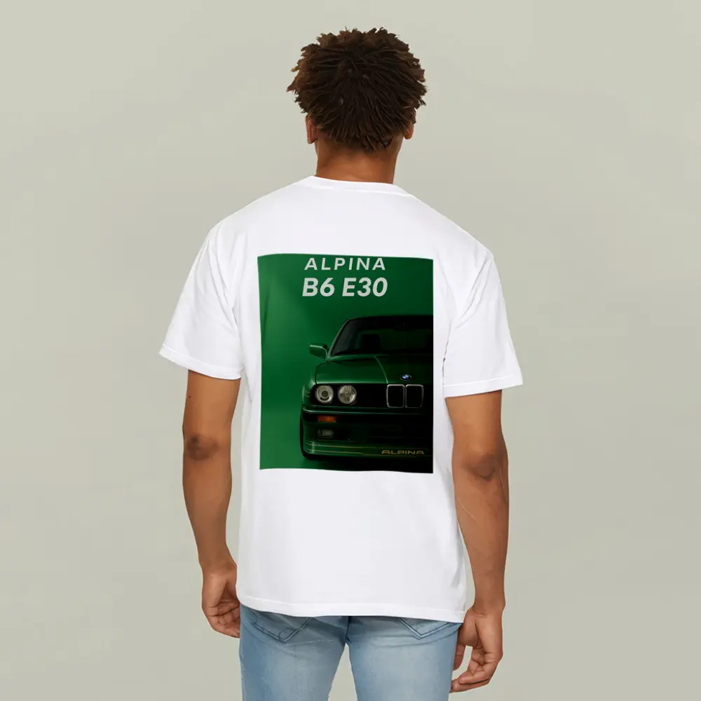 Alpina B6 E30 BMW Green Studio Art – T-Shirts