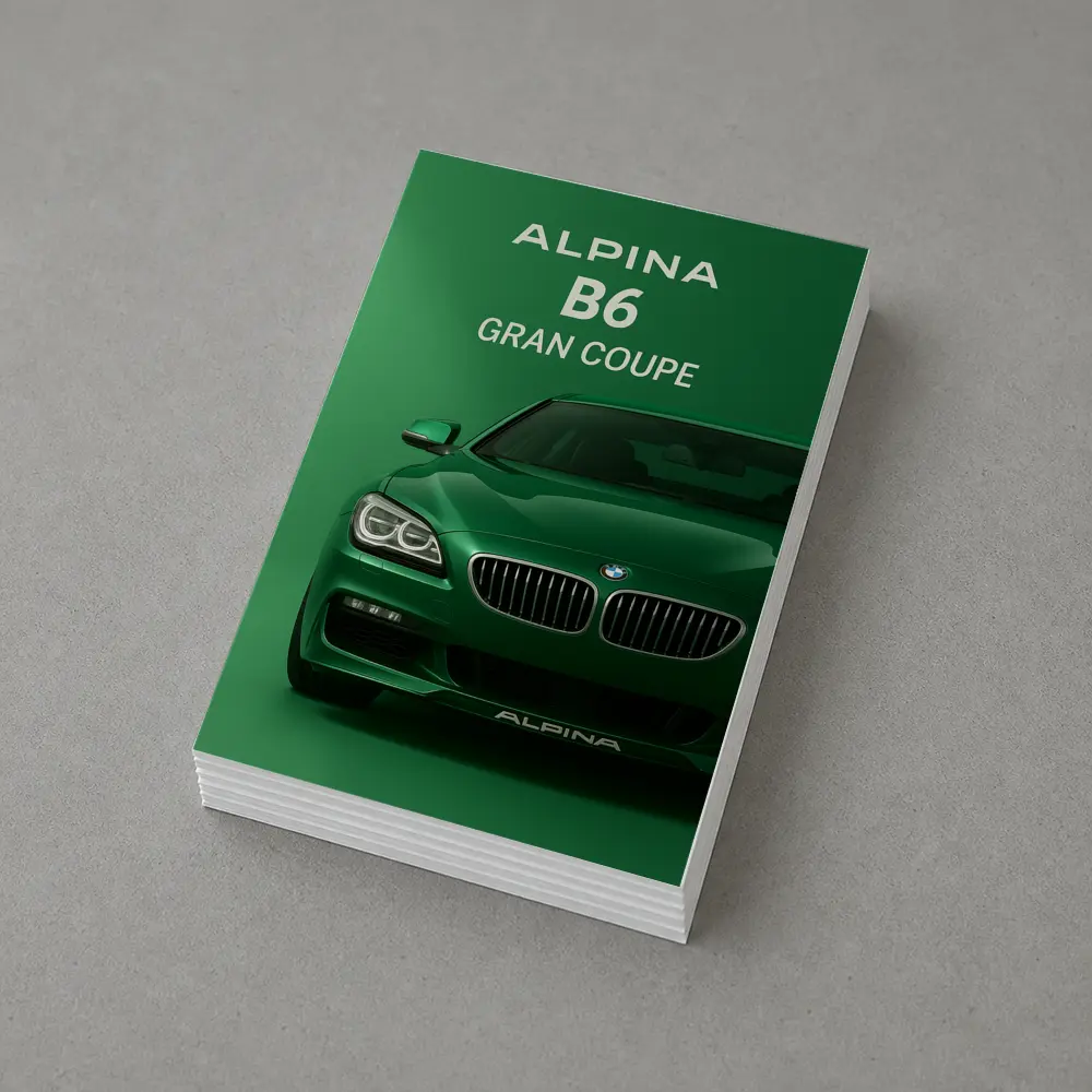 BMW Alpina B6 Gran Coupe Green – Postcards
