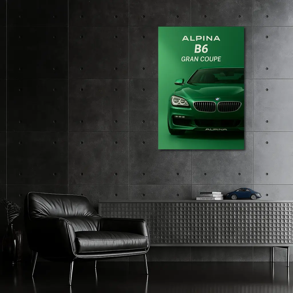 BMW Alpina B6 Gran Coupe Green – Wall Art
