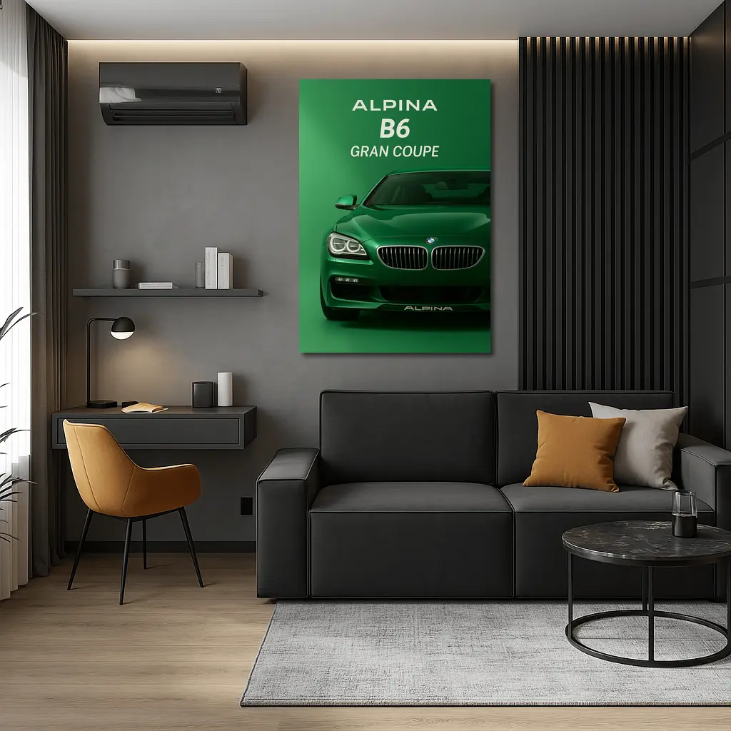 BMW Alpina B6 Gran Coupe Green – Wall Art