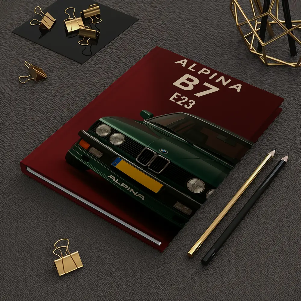 Alpina B7 E23 Green Dark Red Background – Notebooks