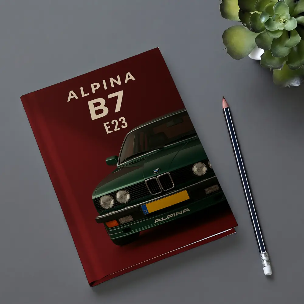 Alpina B7 E23 Green Dark Red Background – Notebooks