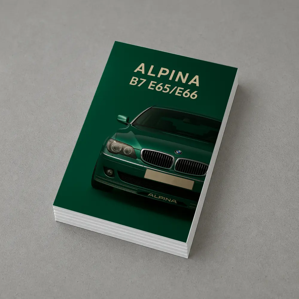 Alpina B7 E65 E66 Green Art – Postcards