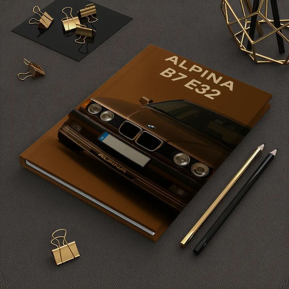 Alpina B7 E32 Brown Studio Background – Notebooks