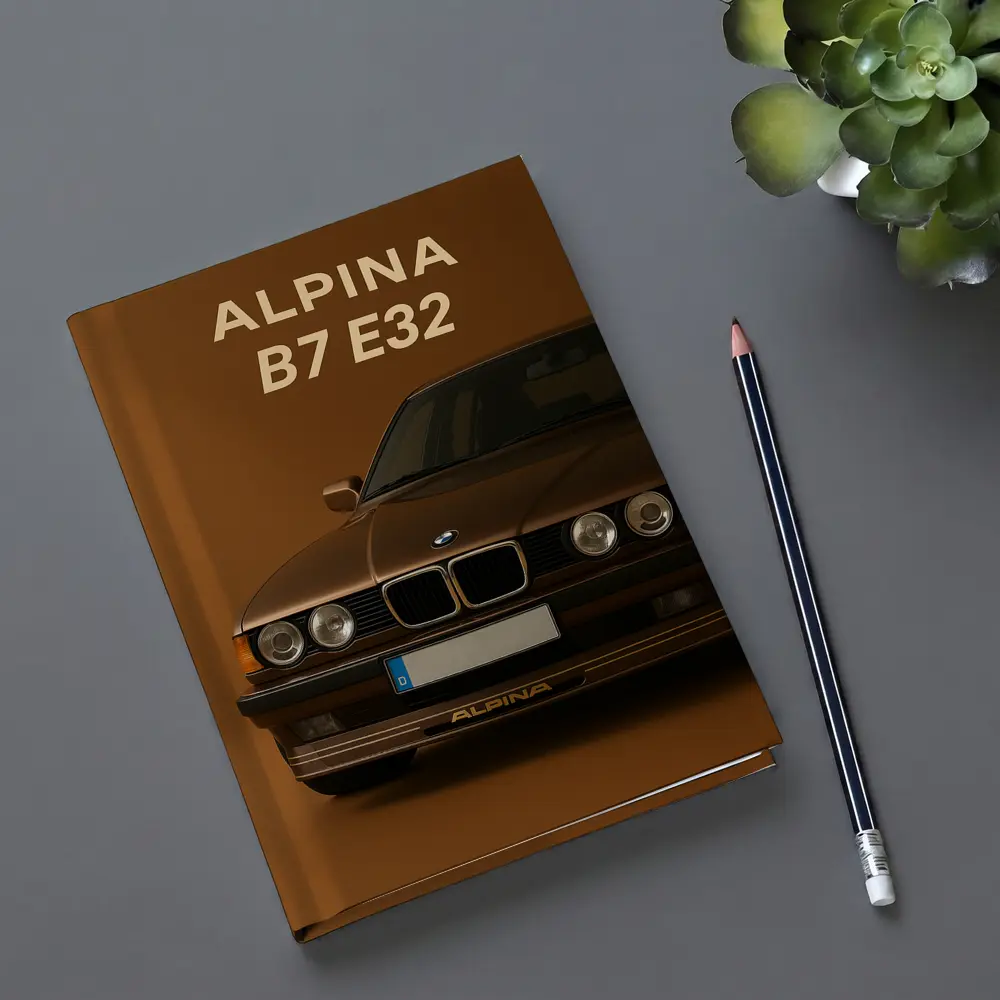 Alpina B7 E32 Brown Studio Background – Notebooks