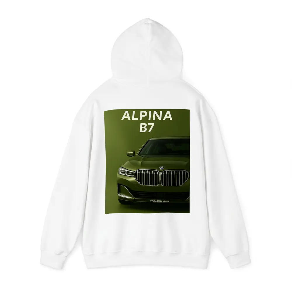 Alpina B7 Green Luxury Sedan Front View – Hoodies