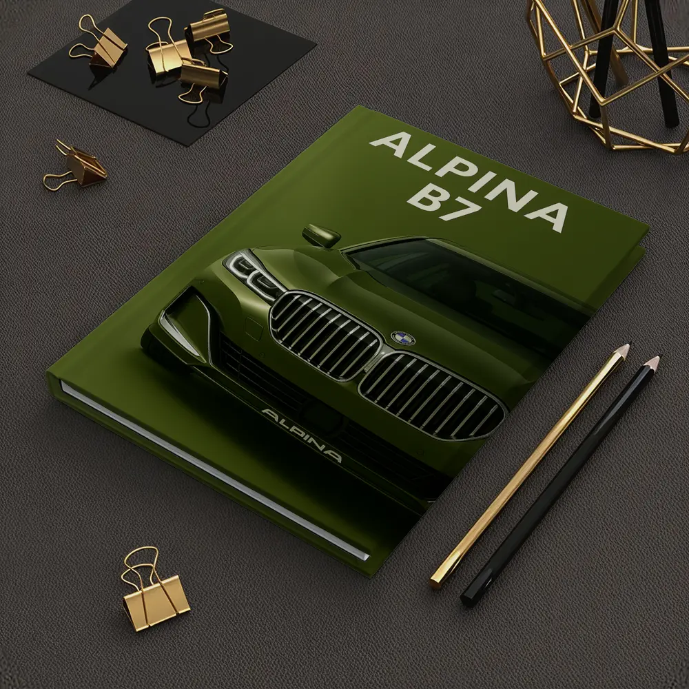 Alpina B7 Green Luxury Sedan Front View – Notebooks