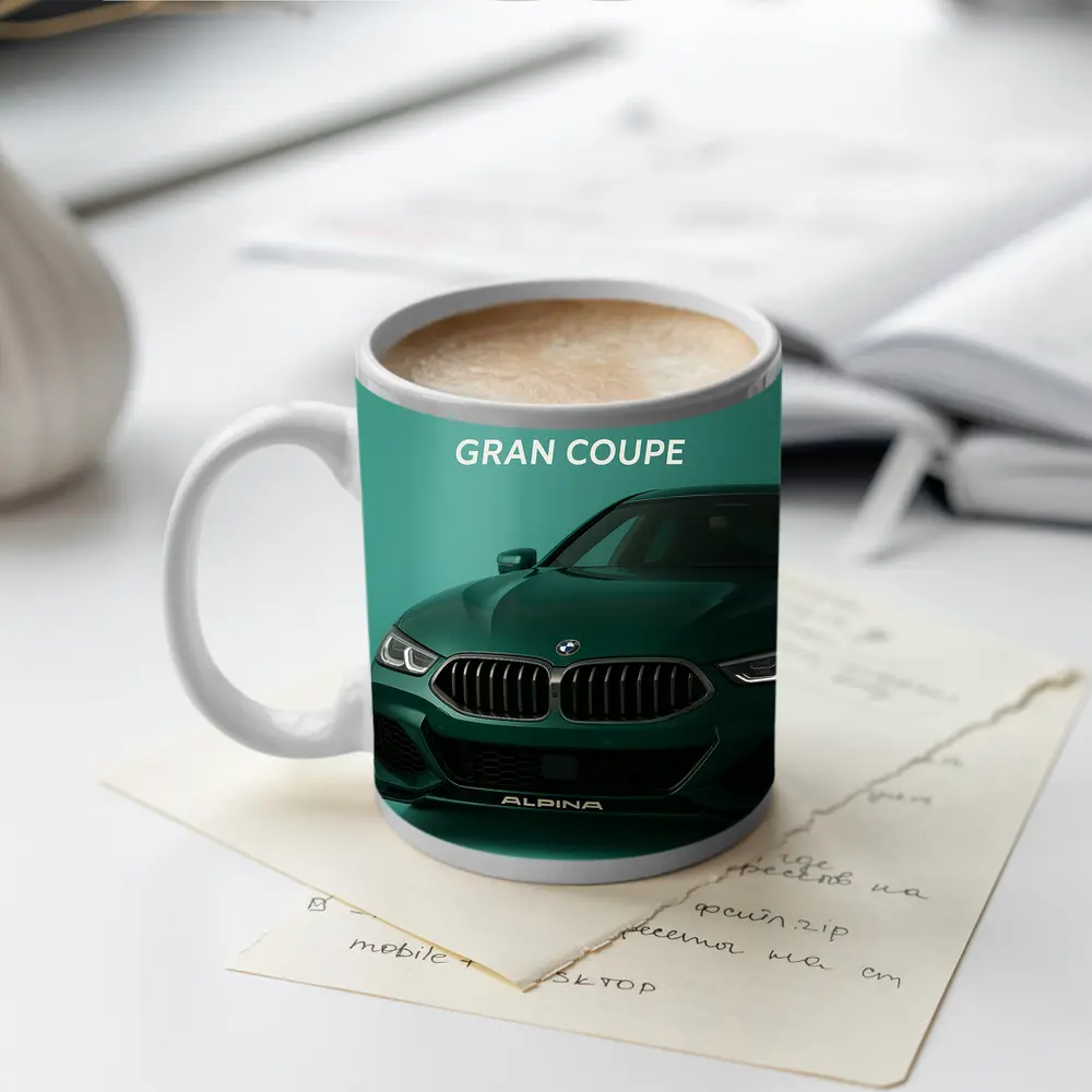 Alpina B8 Gran Coupe Green Art – Mugs