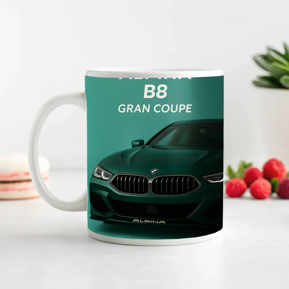 Alpina B8 Gran Coupe Green Art – Mugs