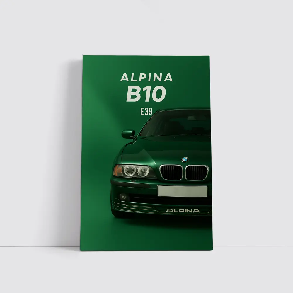 Alpina B10 E39 Green Wall Art – Wall Art