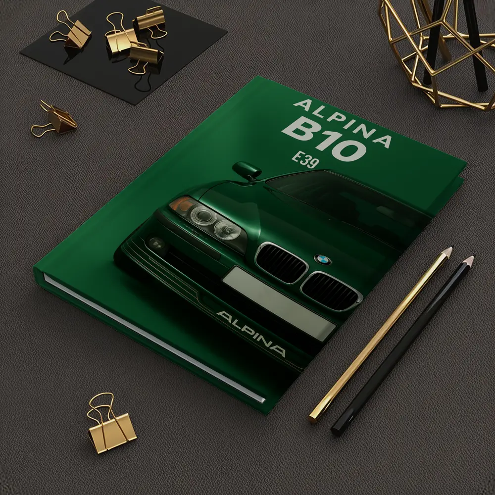 Alpina B10 E39 Green Wall Art – Notebooks