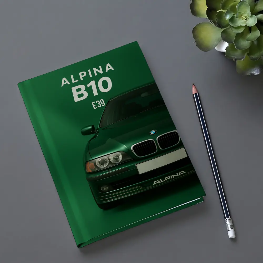 Alpina B10 E39 Green Wall Art – Notebooks
