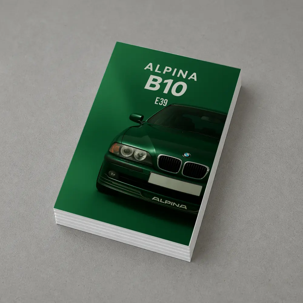 Alpina B10 E39 Green Wall Art – Postcards