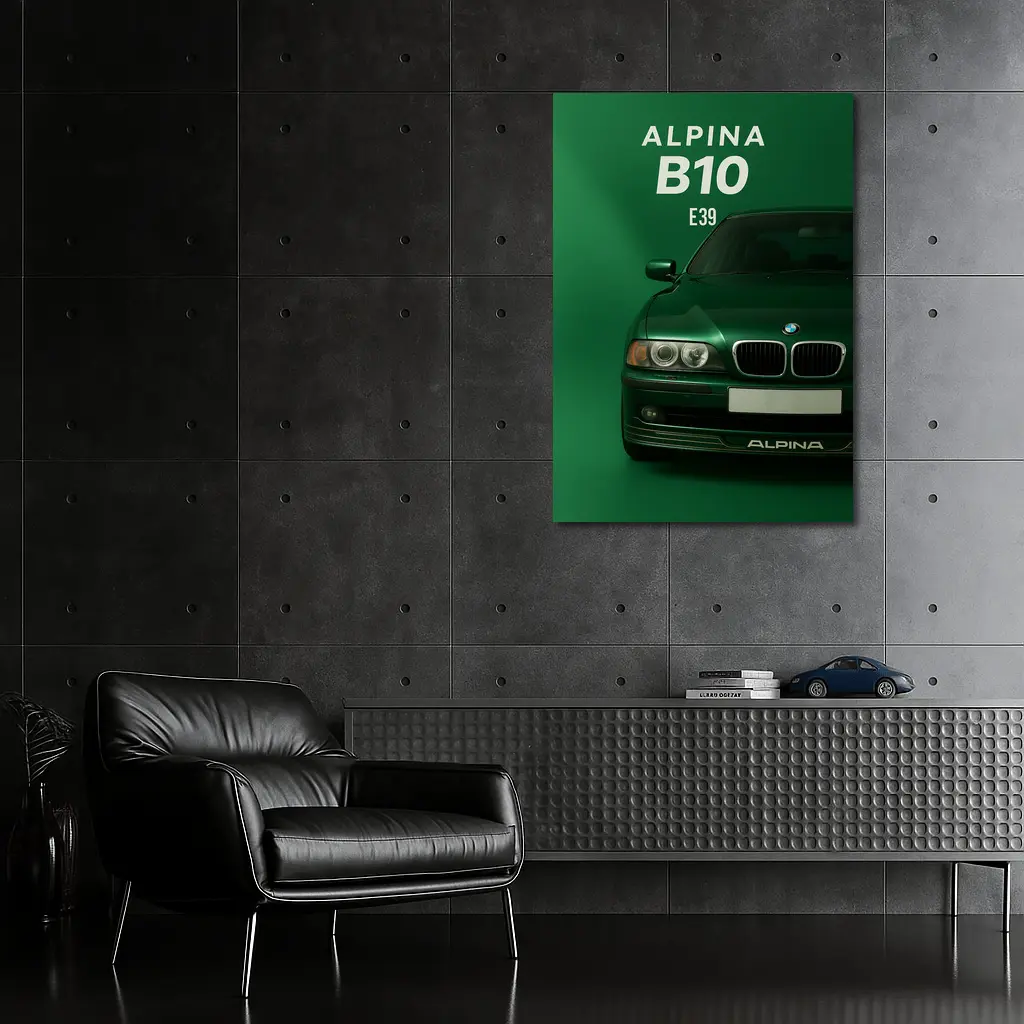 Alpina B10 E39 Green Wall Art – Wall Art