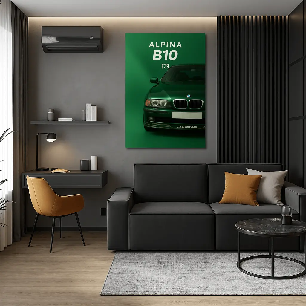 Alpina B10 E39 Green Wall Art – Wall Art