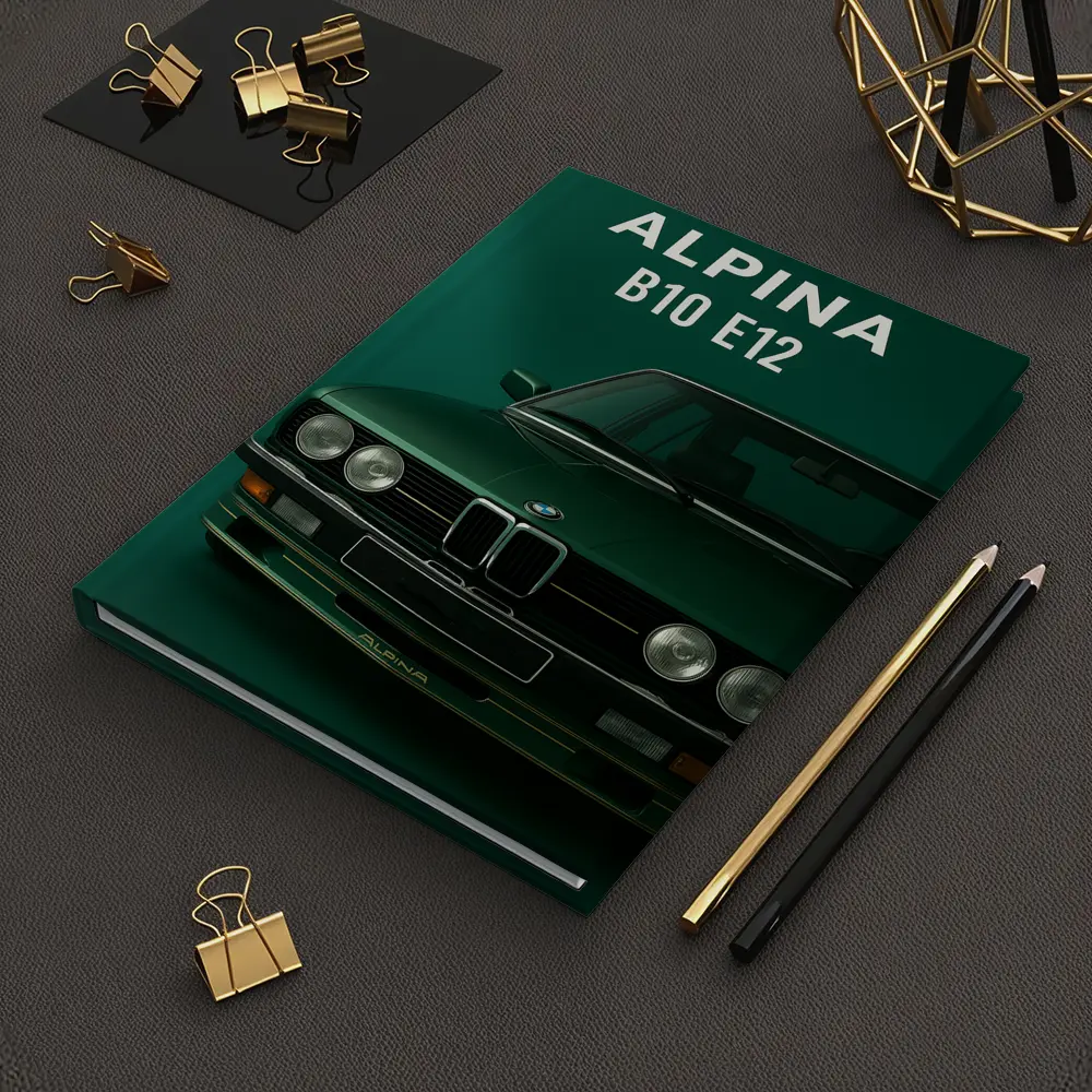 Alpina B10 E12 Green Classic BMW Art – Notebooks