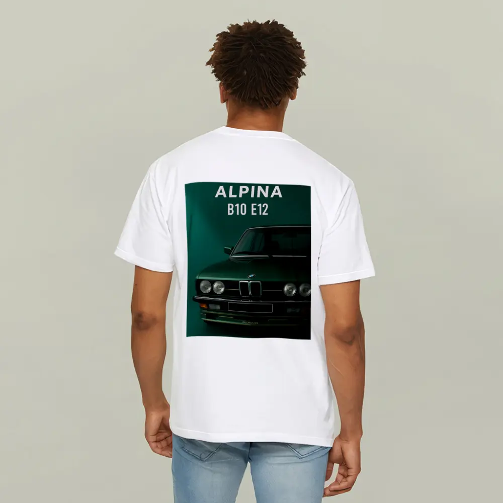Alpina B10 E12 Green Classic BMW Art – T-Shirts